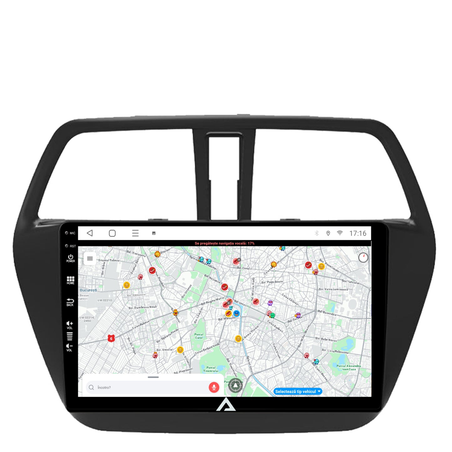 Navigatie Suzuki SX4 S-Cross (2014-2020), Android, E-Octacore / 2GB RAM + 32GB ROM, 9 Inch - AD-BGE9002+AD-BGRKIT305