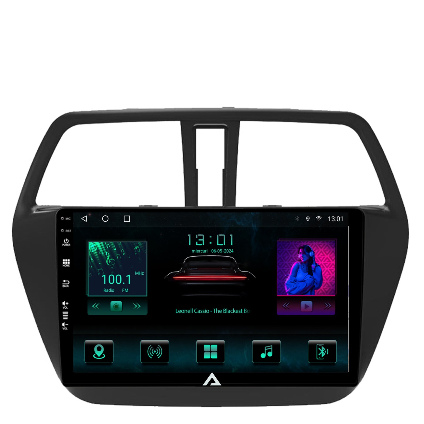 Navigatie Suzuki SX4 S-Cross (2014-2020), Android, A-Octacore / 4GB RAM + 64GB ROM, 9 Inch - AD-BGA9004+AD-BGRKIT305