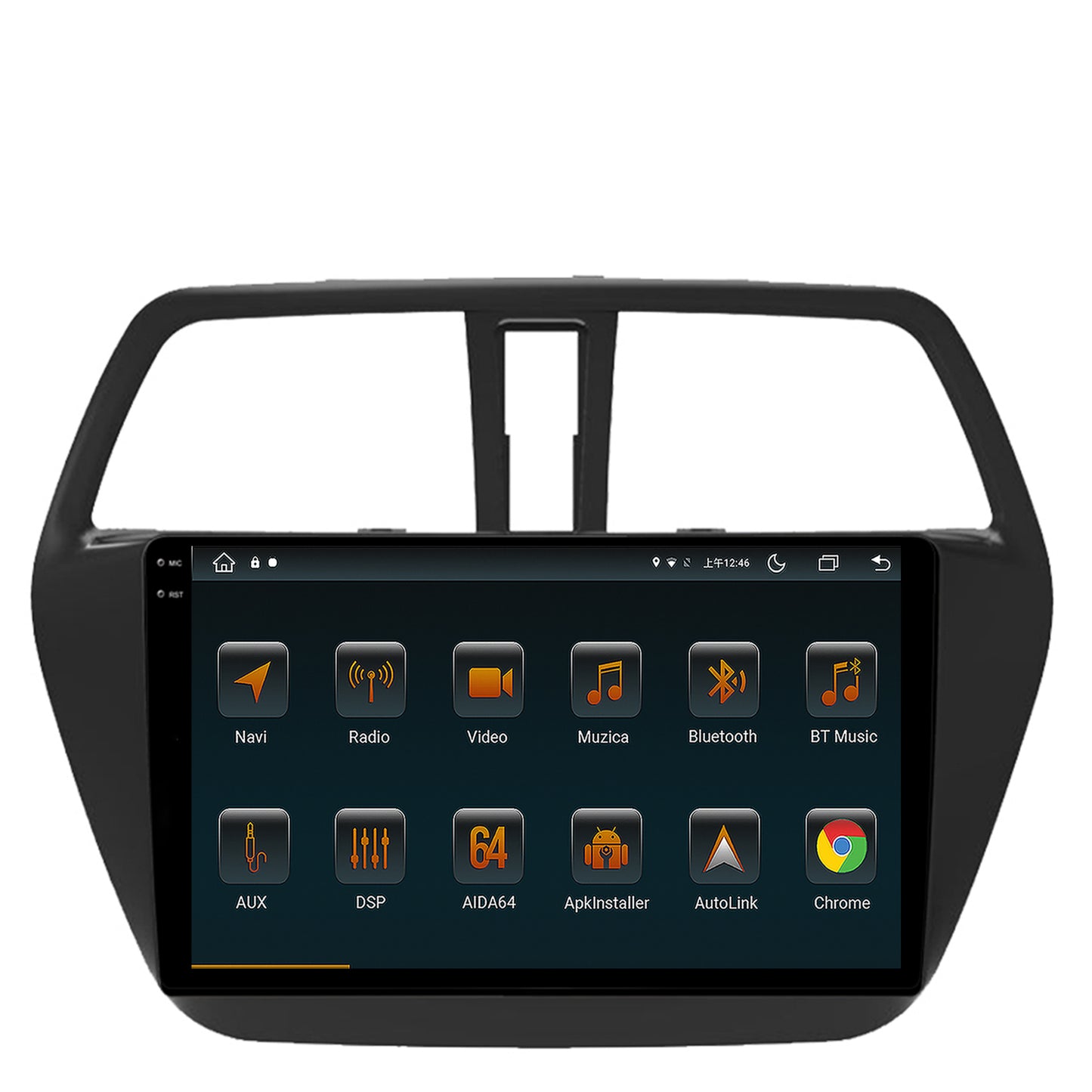 Navigatie Suzuki SX4 S-Cross (2014-2020), Android, V-Octacore / 4GB RAM + 64GB ROM, 9.5 Inch - AD-BGV9004+AD-BGRKIT305