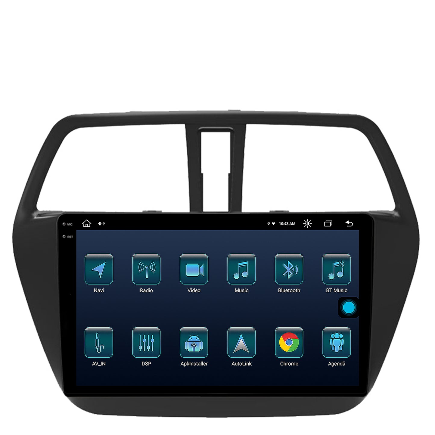 Navigatie Suzuki SX4 S-Cross (2014-2020), Android, X-Octacore / 8GB RAM + 256GB ROM, 9.5 Inch - AD-BGX9008+AD-BGRKIT305