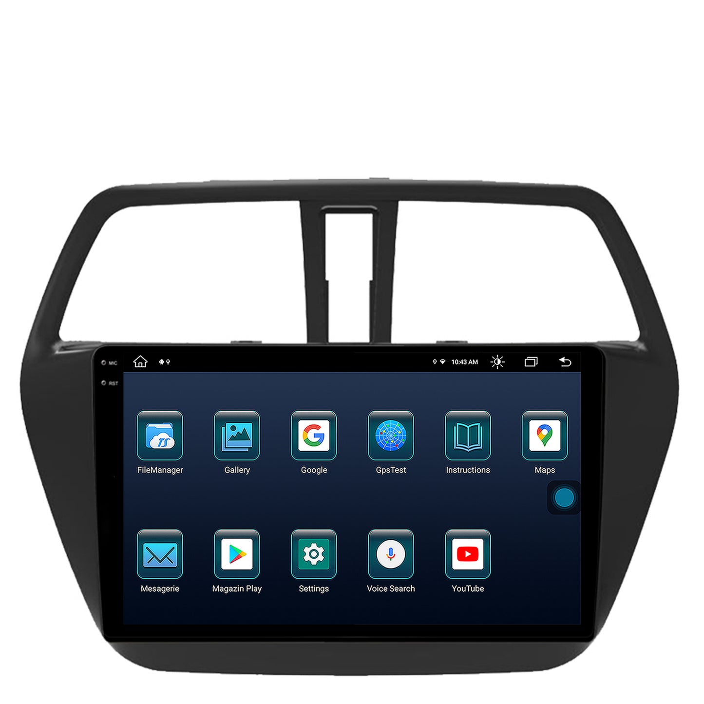 Navigatie Suzuki SX4 S-Cross (2014-2020), Android, X-Octacore / 8GB RAM + 256GB ROM, 9.5 Inch - AD-BGX9008+AD-BGRKIT305