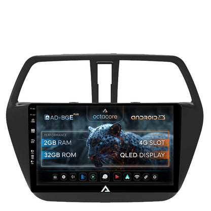 Navigatie Suzuki SX4 S-Cross (2014-2020), Android, E-Octacore / 2GB RAM + 32GB ROM, 9 Inch - AD-BGE9002+AD-BGRKIT305