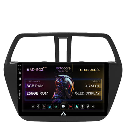 Navigatie Suzuki SX4 S-Cross (2014-2020), Android, Z-Octacore / 8GB RAM + 256GB ROM, 9 Inch - AD-BGZ9008+AD-BGRKIT305
