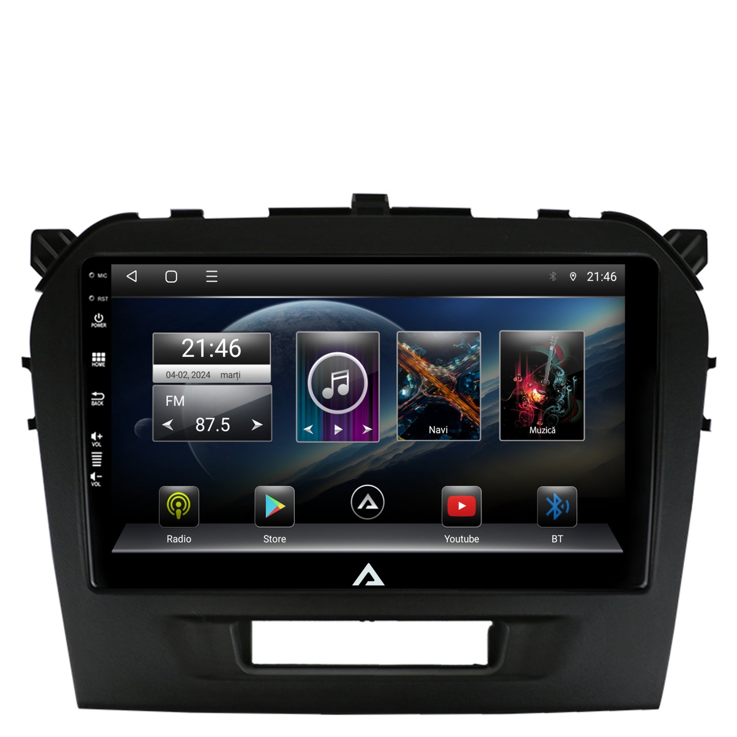 Navigatie Suzuki Vitara (2015+), Android, P-Octacore / 2GB RAM + 32GB ROM, 9 Inch - AD-BGP9002+AD-BGRKIT299