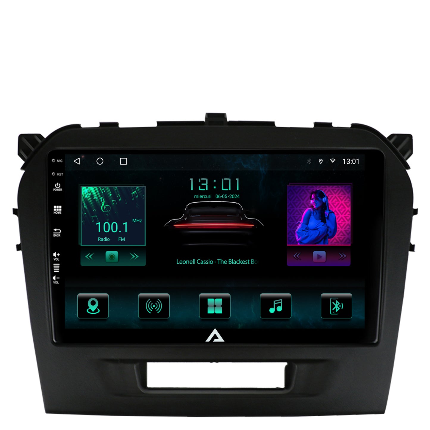 Navigatie Suzuki Vitara (2015+), Android, A-Octacore / 4GB RAM + 64GB ROM, 9 Inch - AD-BGA9004+AD-BGRKIT299