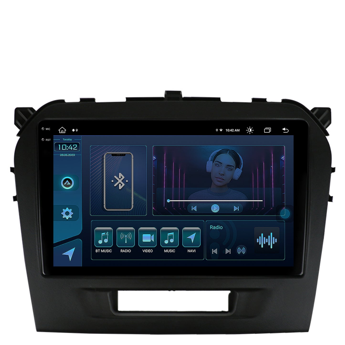 Navigatie Suzuki Vitara (2015+), Android, X-Octacore / 8GB RAM + 256GB ROM, 9.5 Inch - AD-BGX9008+AD-BGRKIT299