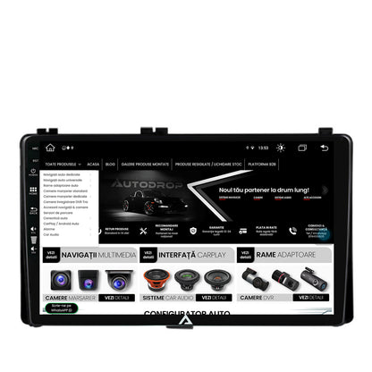 Navigatie Toyota Auris/ Corolla (2016-2018), Android, Z-Octacore / 8GB RAM + 256GB ROM, 9 Inch - AD-BGZ9008+AD-BGRKIT089AV2