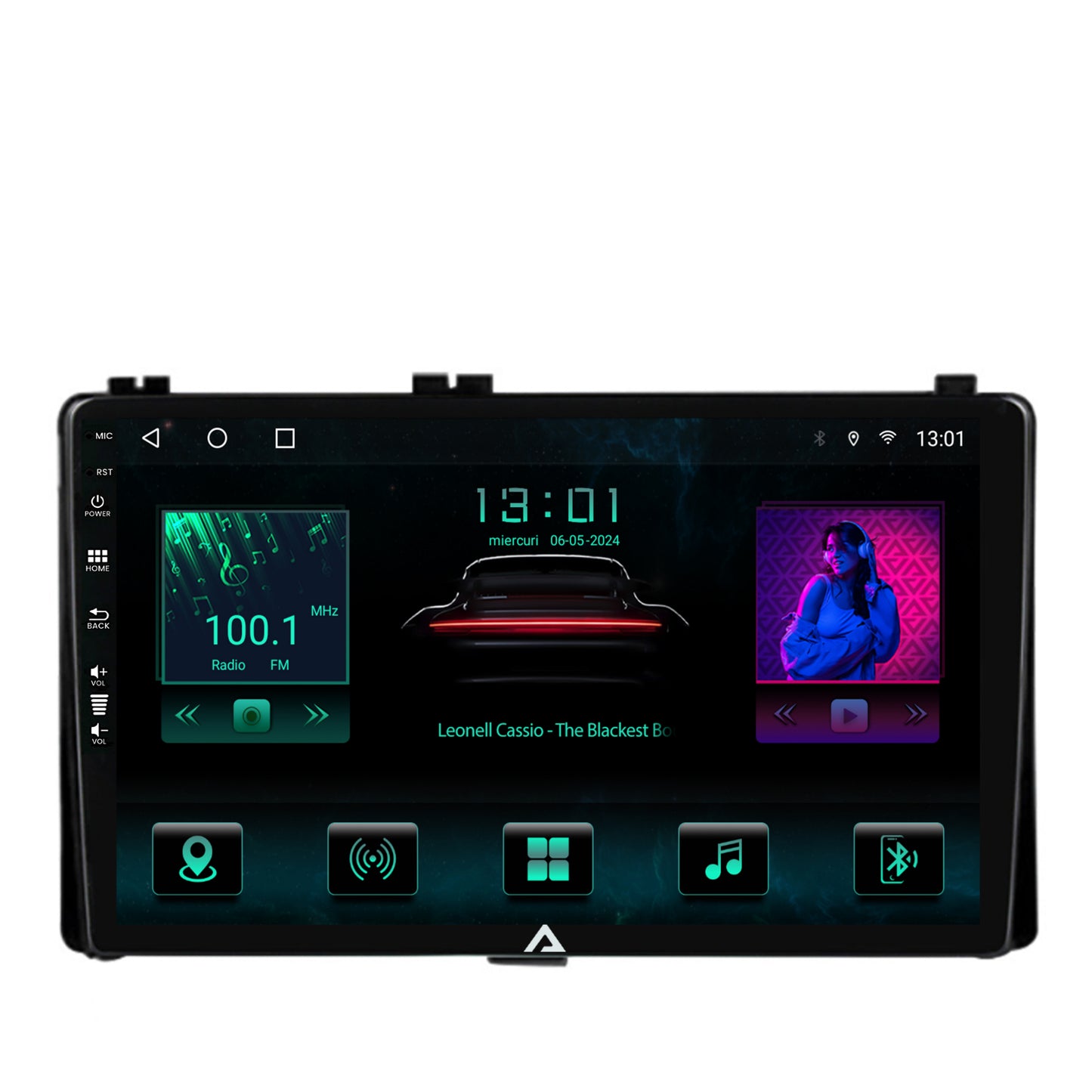 Navigatie Toyota Auris / Corolla (2016+), Android, A-Octacore / 4GB RAM + 64GB ROM, 9 Inch - AD-BGA9004+AD-BGRKIT089AV2