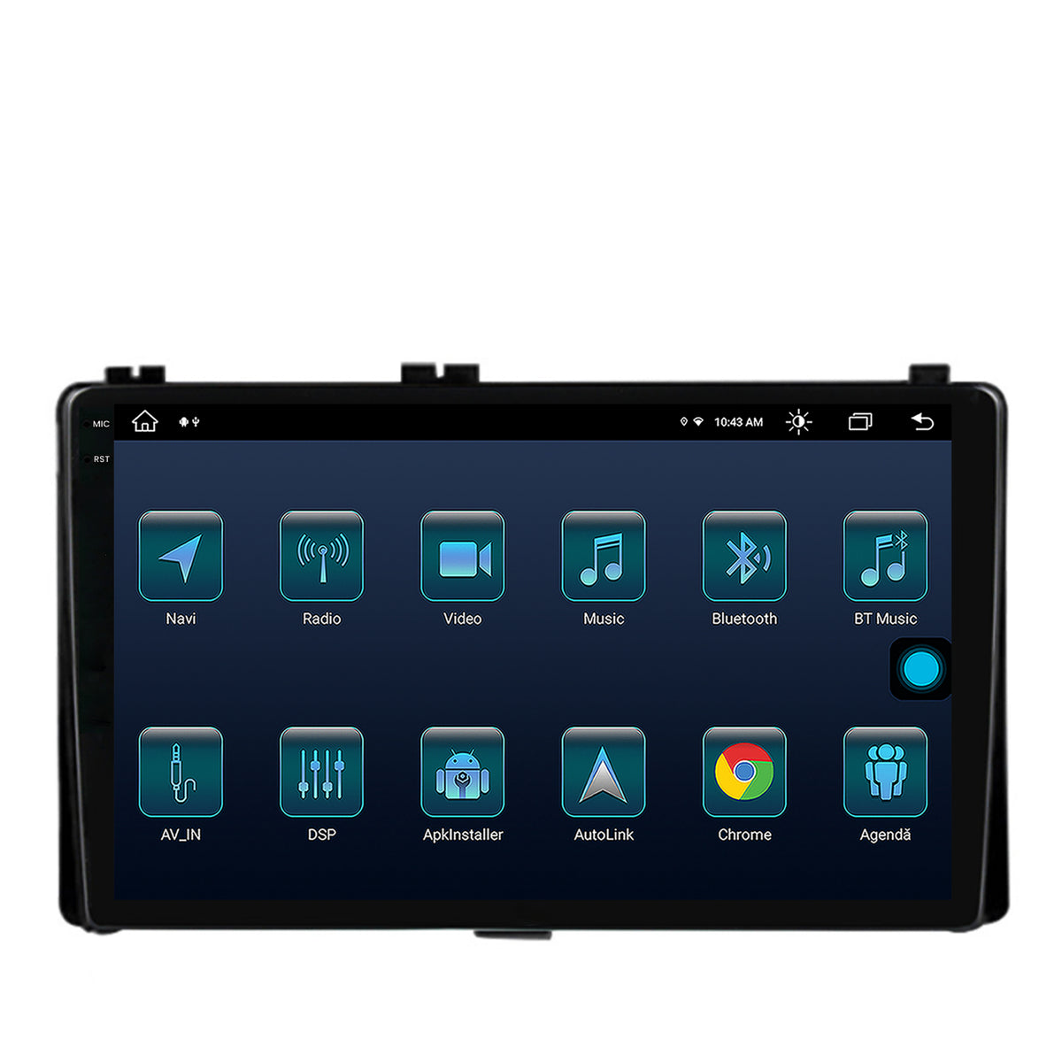Navigatie Toyota Auris/ Corolla (2016-2018), Android, X-Octacore / 8GB RAM + 256GB ROM, 9.5 Inch - AD-BGX9008+AD-BGRKIT089AV2