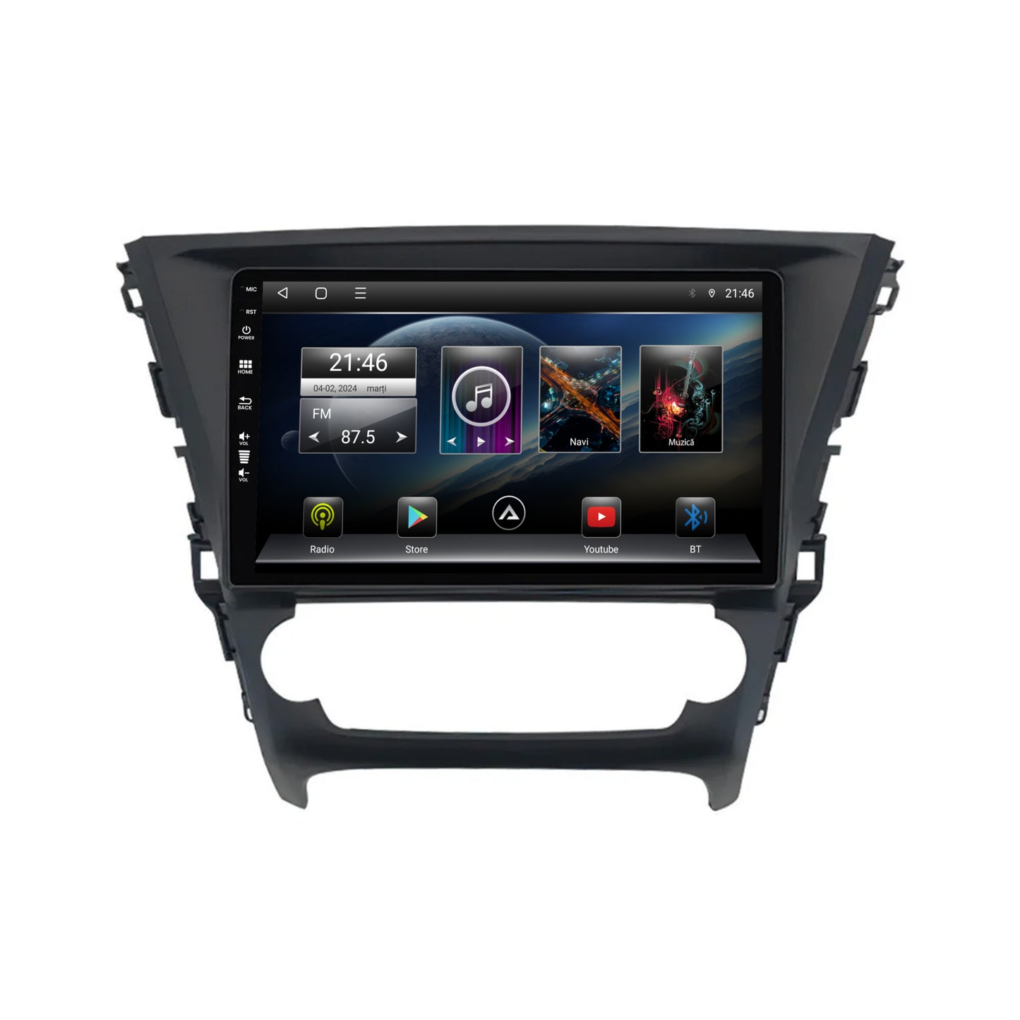 Navigatie Toyota Avensis (2015-2018), Android, E-Octacore / 2GB RAM + 32GB ROM, 10.1 Inch - AD-BGE10002+AD-BGRKIT063