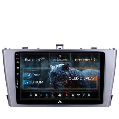 Navigatie Toyota Avensis (2008-2015), Android, P-Octacore / 2GB RAM + 32GB ROM, 9 Inch - AD-BGP9002+AD-BGRKIT093-S