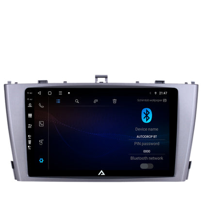 Navigatie Toyota Avensis (2008-2015), Android, P-Octacore / 2GB RAM + 32GB ROM, 9 Inch - AD-BGP9002+AD-BGRKIT093-S