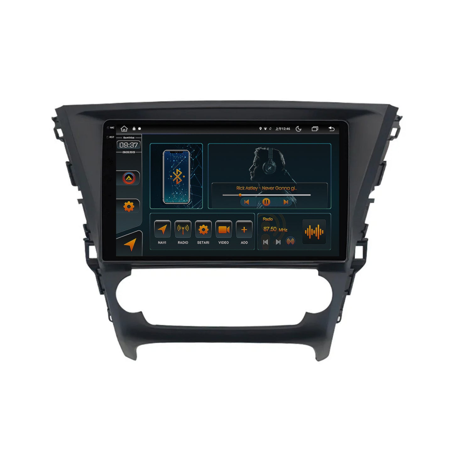 Navigatie Toyota Avensis (2015-2018), Android, V-Octacore / 4GB RAM + 64GB ROM, 10.36 Inch - AD-BGV10004+AD-BGRKIT063