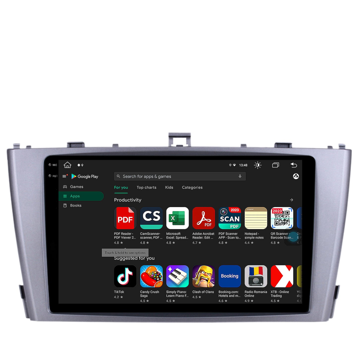 Navigatie Toyota Avensis (2008-2015), Android, X-Octacore / 8GB RAM + 256GB ROM, 9.5 Inch - AD-BGX9008+AD-BGRKIT093-S