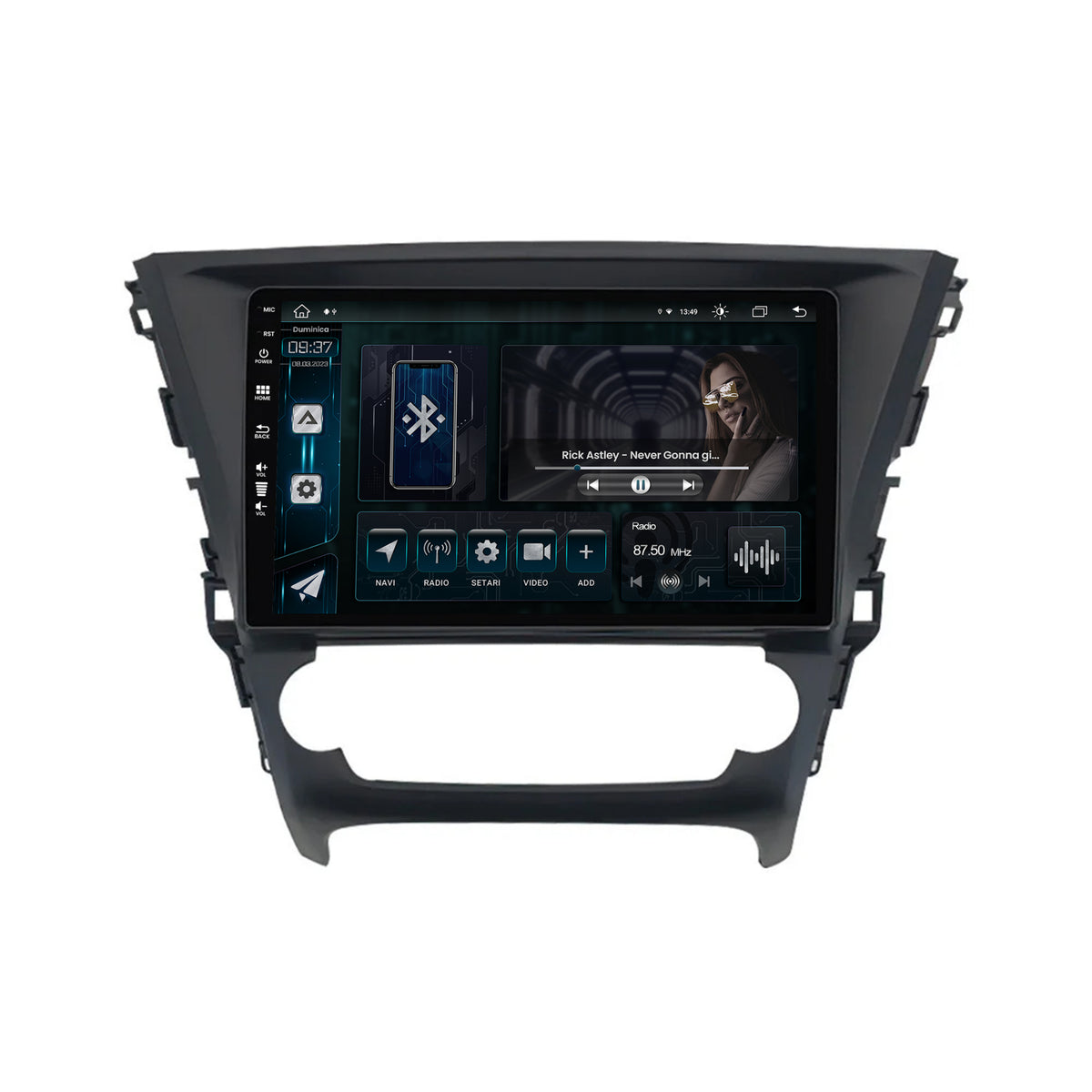 Navigatie Toyota Avensis (2015-2018), Android, Z-Octacore / 8GB RAM + 256GB ROM, 10.1 Inch - AD-BGZ10008+AD-BGRKIT063