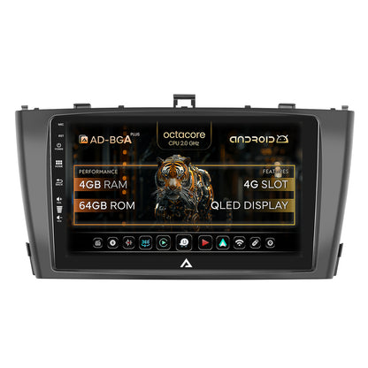 Navigatie Toyota Avensis (2009-2015), Android, A-Octacore / 4GB RAM + 64GB ROM, 9 Inch - AD-BGA9004+AD-BGRKIT093 -B