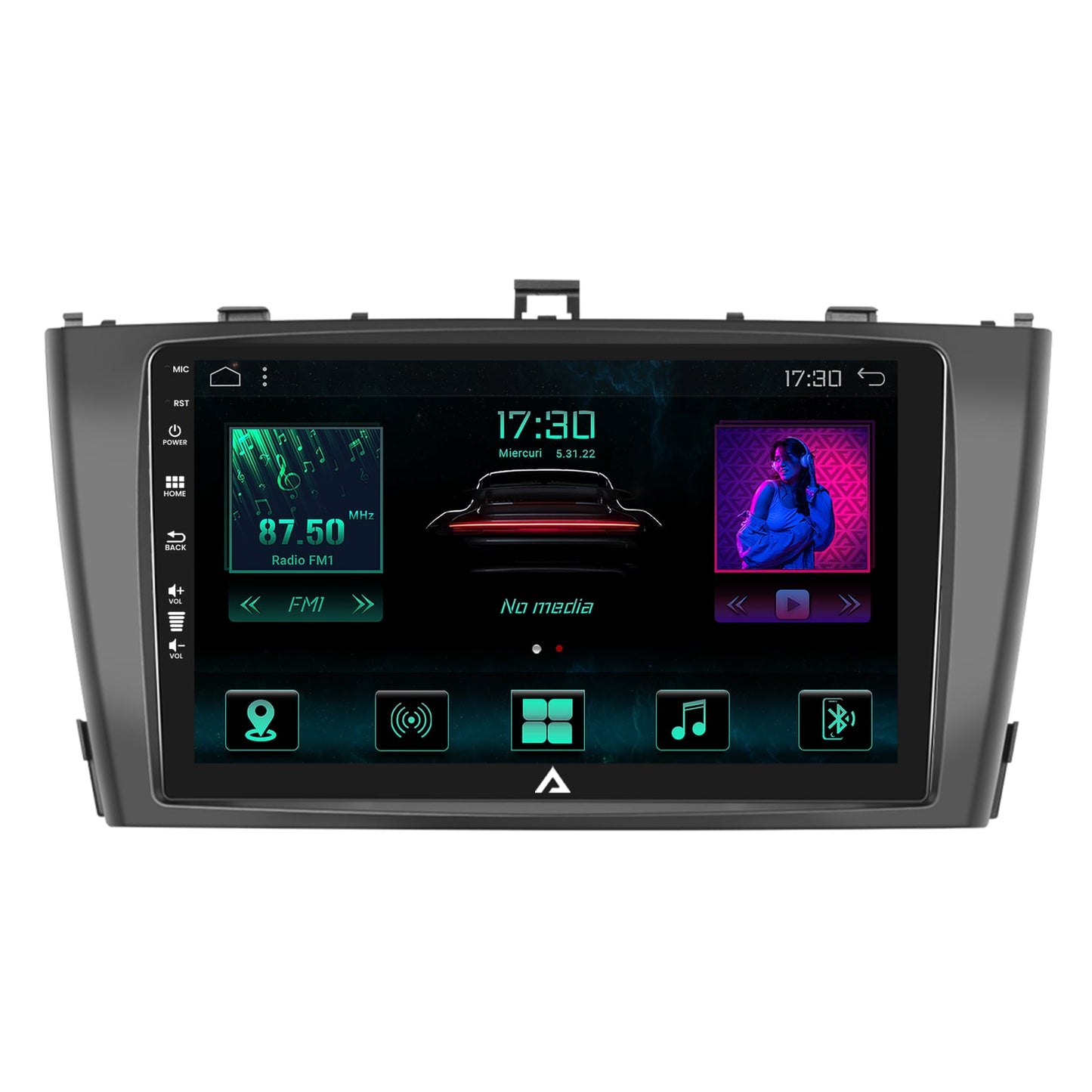 Navigatie Toyota Avensis (2009-2015), Android, A-Octacore / 4GB RAM + 64GB ROM, 9 Inch - AD-BGA9004+AD-BGRKIT093 -B