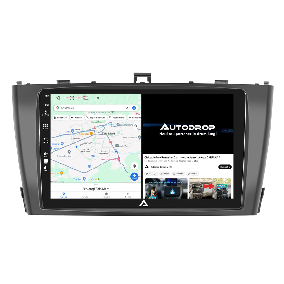Navigatie Toyota Avensis (2009-2015), Android, A-Octacore / 4GB RAM + 64GB ROM, 9 Inch - AD-BGA9004+AD-BGRKIT093 -B