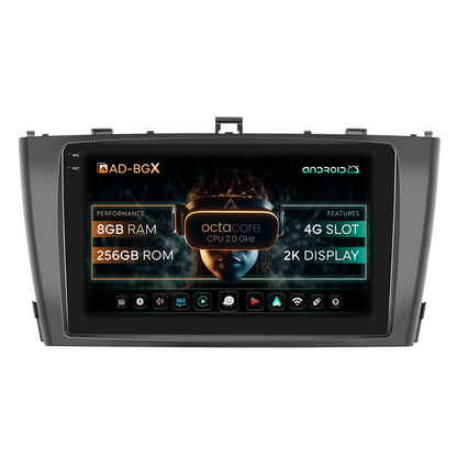 Navigatie Toyota Avensis (2009-2015), Android, X-Octacore / 8GB RAM + 256GB ROM, 9.5 Inch - AD-BGX9008+AD-BGRKIT093-B