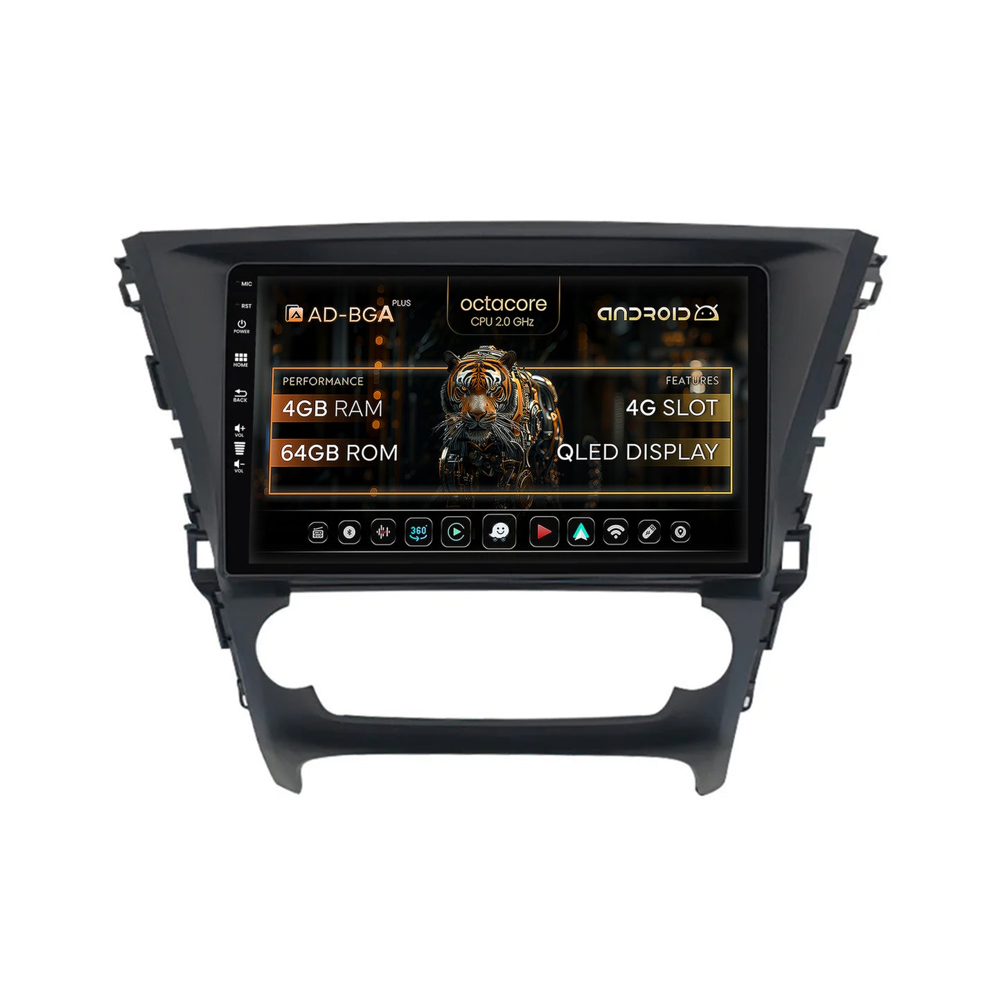 Navigatie Toyota Avensis (2015-2018), Android, A-Octacore / 4GB RAM + 64GB ROM, 10.1 Inch - AD-BGA10004+AD-BGRKIT063