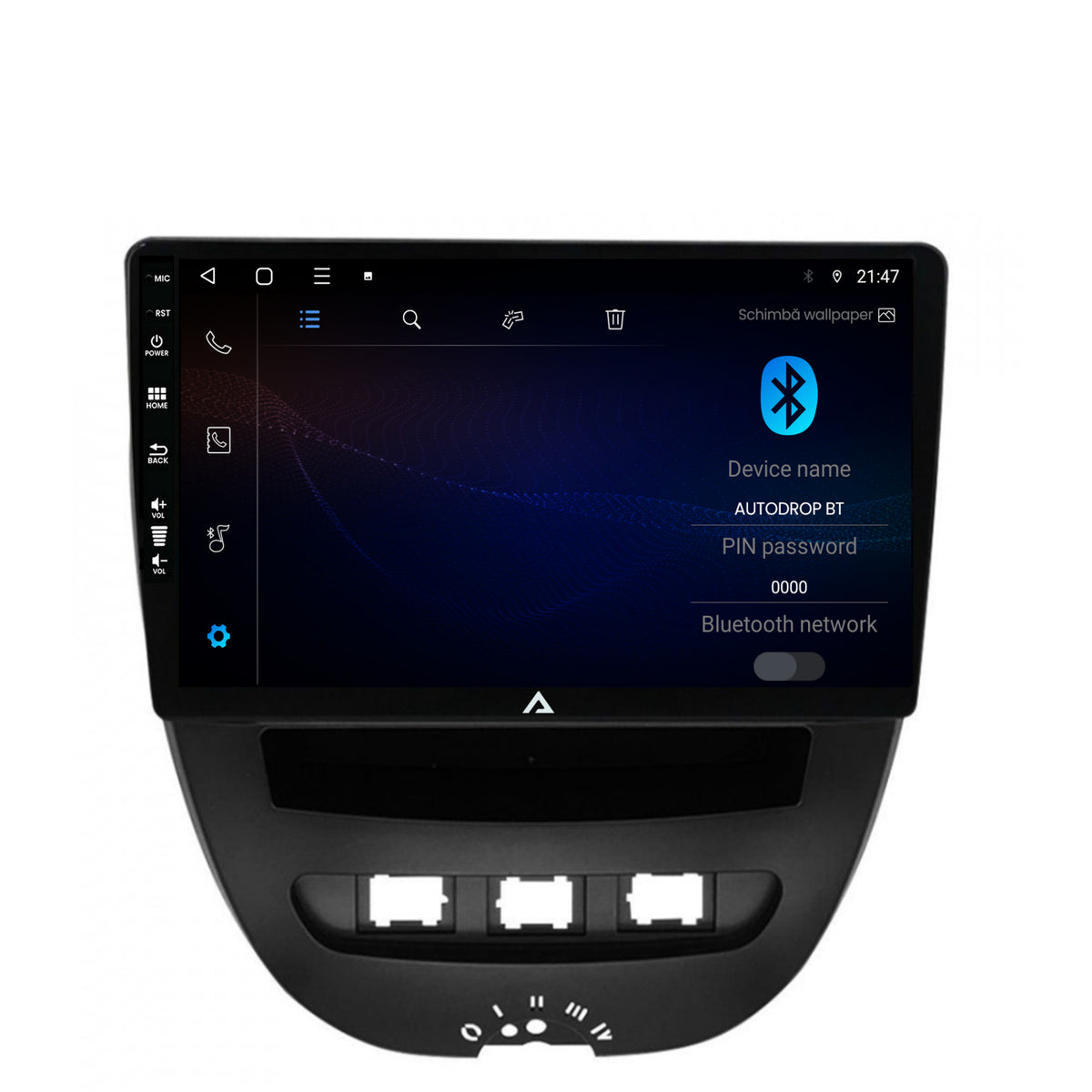 Navigatie Toyota AYGO / Citroen C1 (2005-2014), Android, P-Octacore / 2GB RAM + 32GB ROM, 10.1 Inch - AD-BGP9002+AD-BGRKIT099