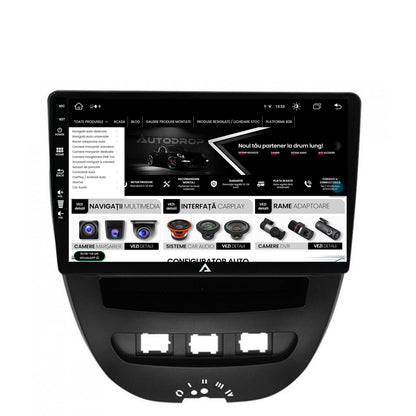 Navigatie Toyota AYGO / Citroen C1 (2005-2014), Android, Z-Octacore / 8GB RAM + 256GB ROM, 10.1 Inch - AD-BGZ9008+AD-BGRKIT099