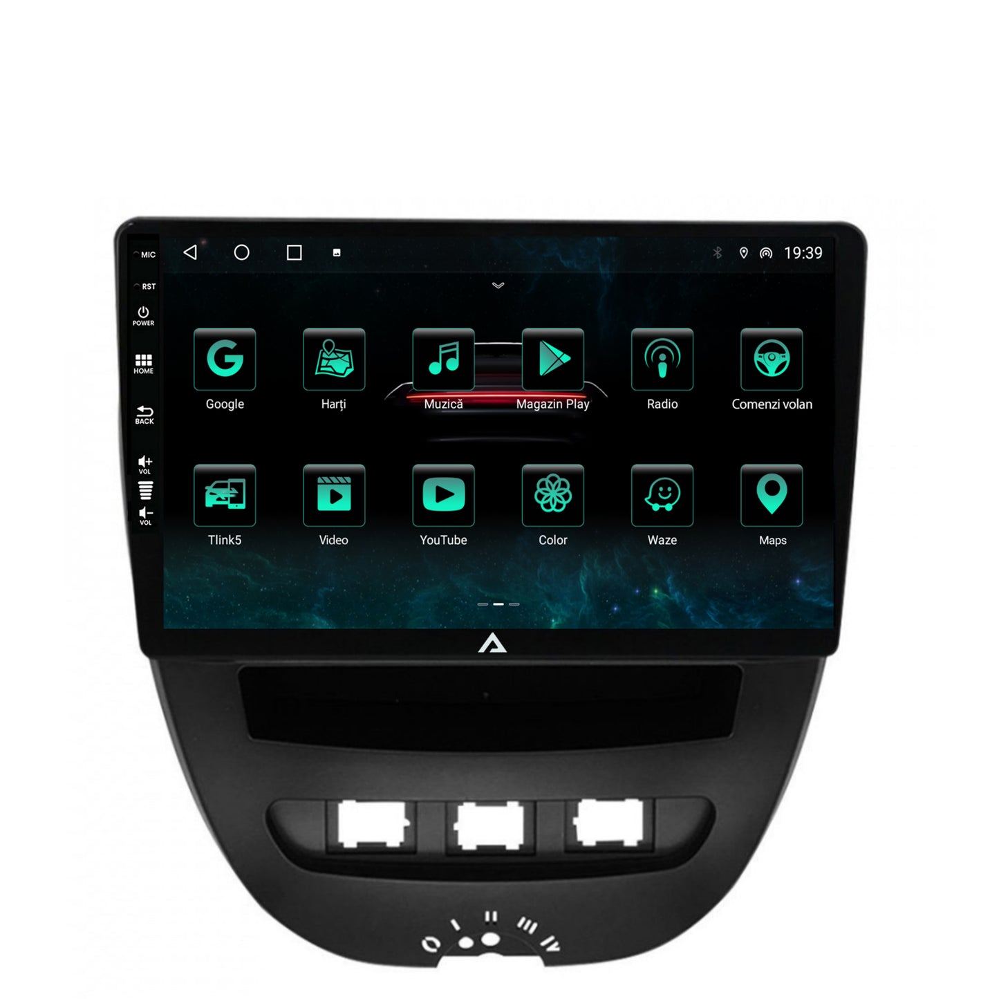Navigatie Toyota AYGO / Citroen C1 (2005-2014), Android, A-Octacore / 4GB RAM + 64GB ROM, 10.1 Inch - AD-BGA9004+AD-BGRKIT099
