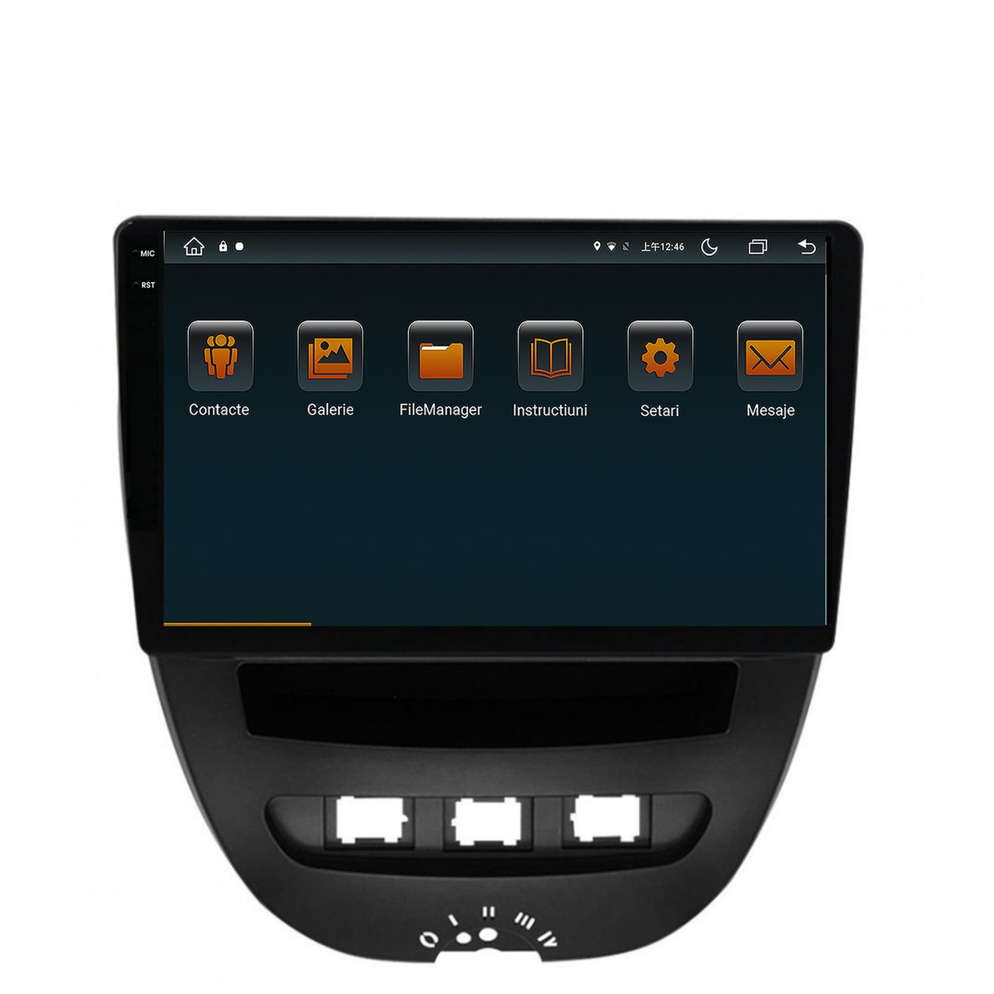 Navigatie Toyota AYGO / Citroen C1 (2005-2014), Android, V-Octacore / 4GB RAM + 64GB ROM, 10.36 Inch - AD-BGV9004+AD-BGRKIT099
