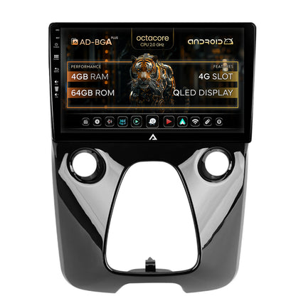 Navigatie Toyota AYGO (2014-2022), Android, A-Octacore / 4GB RAM + 64GB ROM, 9 Inch - AD-BGA9004+AD-BGRKIT088