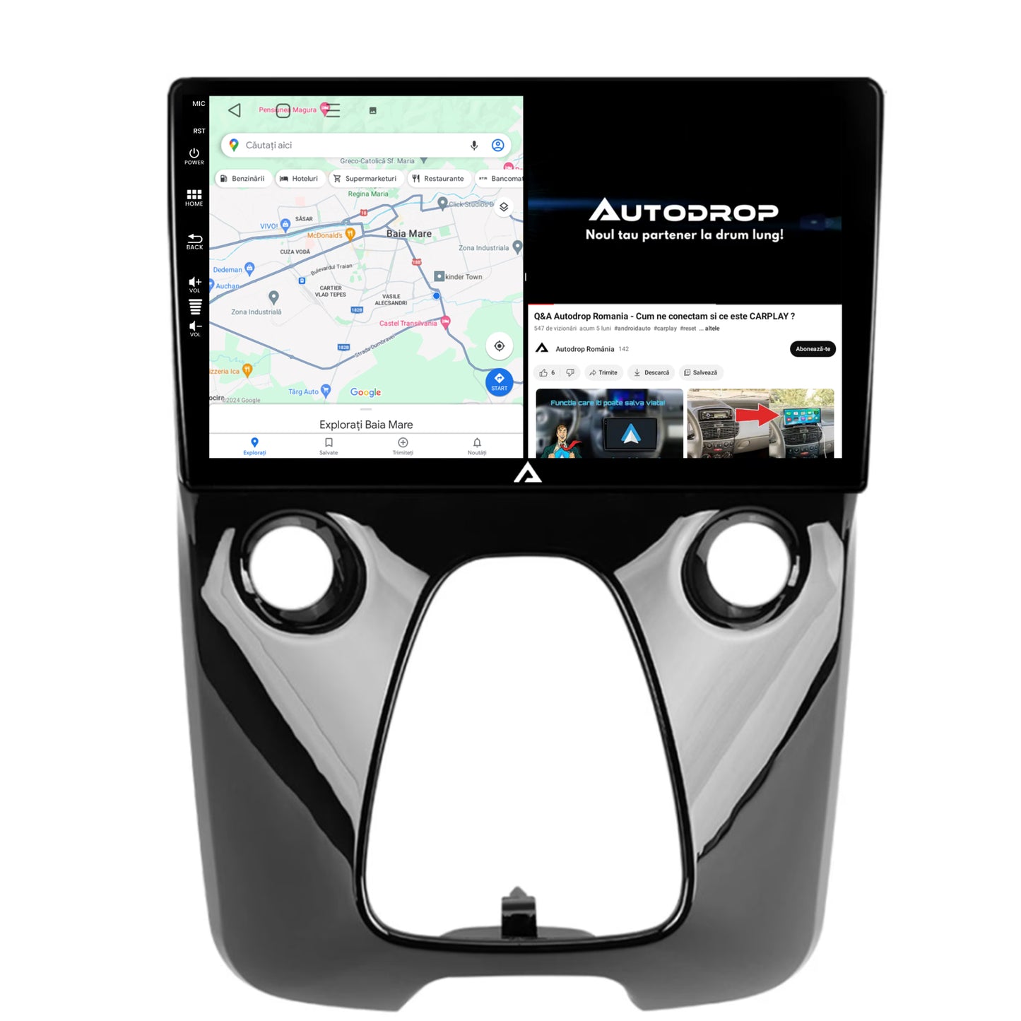 Navigatie Toyota AYGO (2014-2022), Android, E-Octacore / 2GB RAM + 32GB ROM, 9 Inch - AD-BGE9002+AD-BGRKIT088