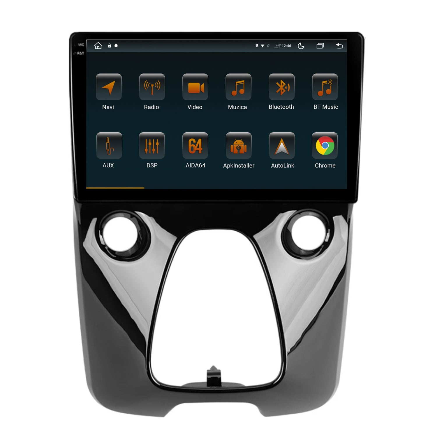 Navigatie Toyota AYGO (2014-2022), Android , V-Octacore / 4GB RAM + 64GB ROM, 9.5 Inch - AD-BGV9004+AD-BGRKIT088