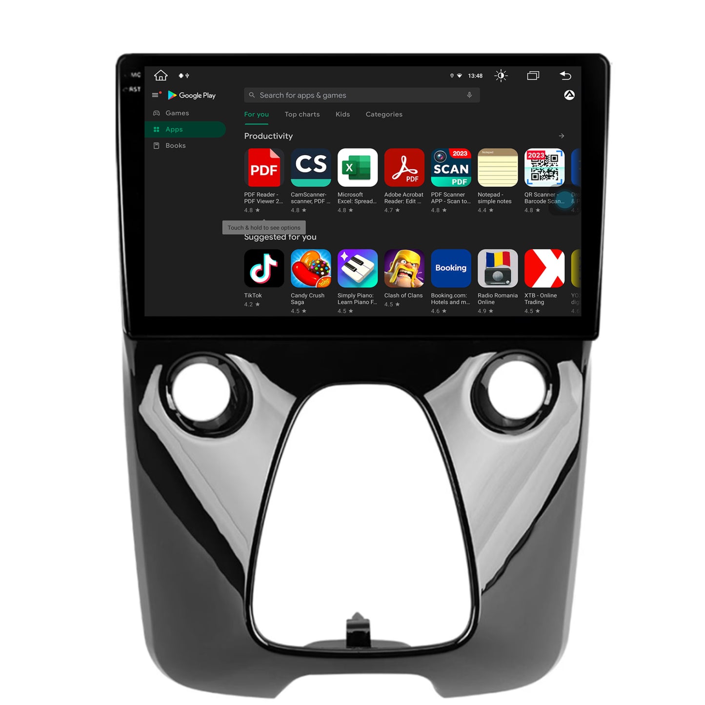 Navigatie Toyota AYGO (2014-2022), Android, X-Octacore / 8GB RAM + 256GB ROM, 9.5 Inch - AD-BGX9008+AD-BGRKIT088