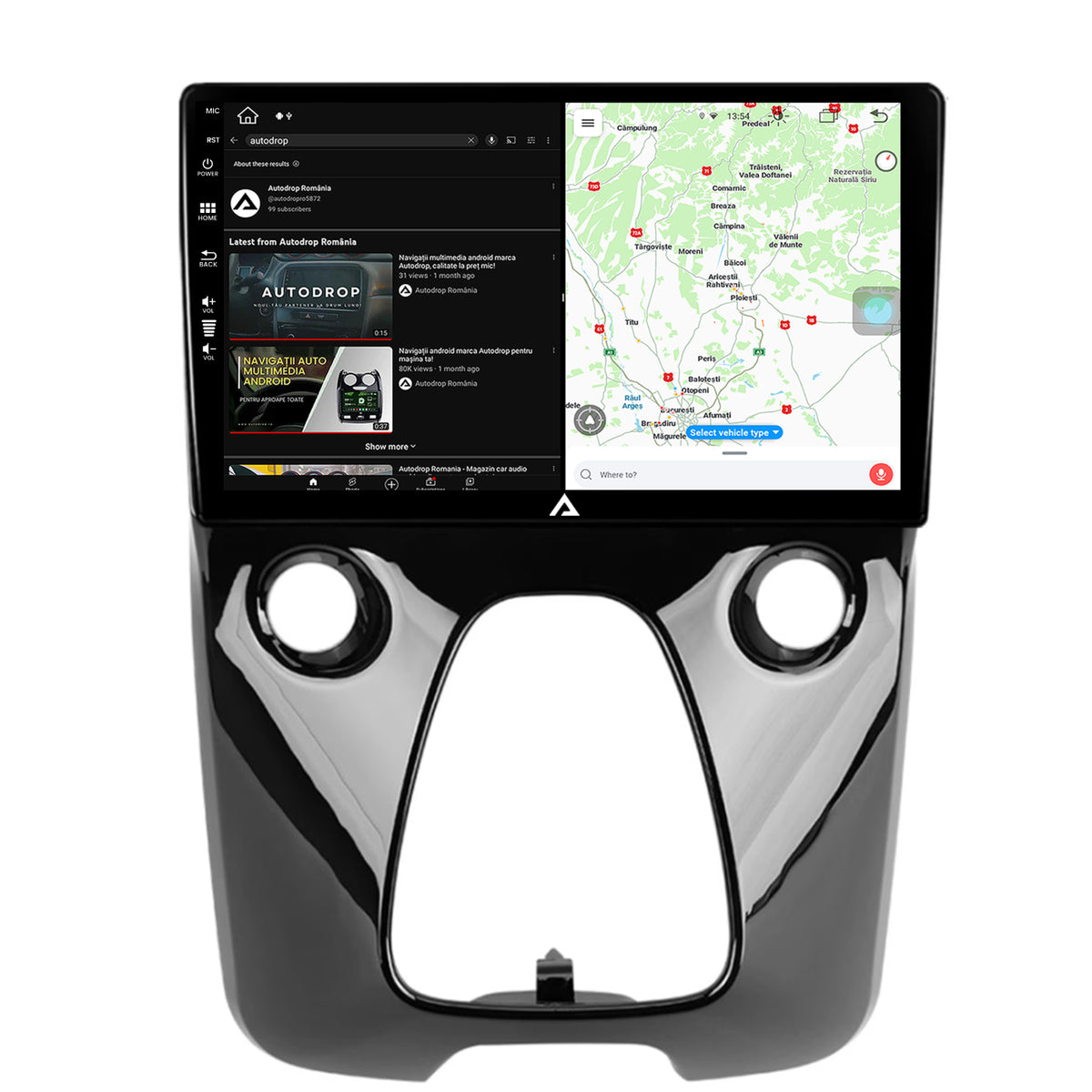 Navigatie Toyota AYGO (2014-2022), Android, Z-Octacore / 8GB RAM + 256GB ROM, 9 Inch - AD-BGZ9008+AD-BGRKIT088