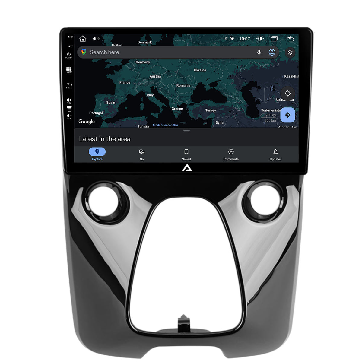 Navigatie Toyota AYGO (2014-2022), Android, Z-Octacore / 8GB RAM + 256GB ROM, 9 Inch - AD-BGZ9008+AD-BGRKIT088