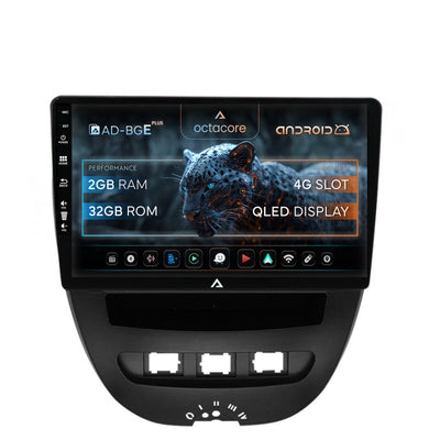Navigatie Toyota AYGO / Citroen C1 (2005-2014), Android, E-Octacore / 2GB RAM + 32GB ROM, 10.1 Inch - AD-BGE9002+AD-BGRKIT099