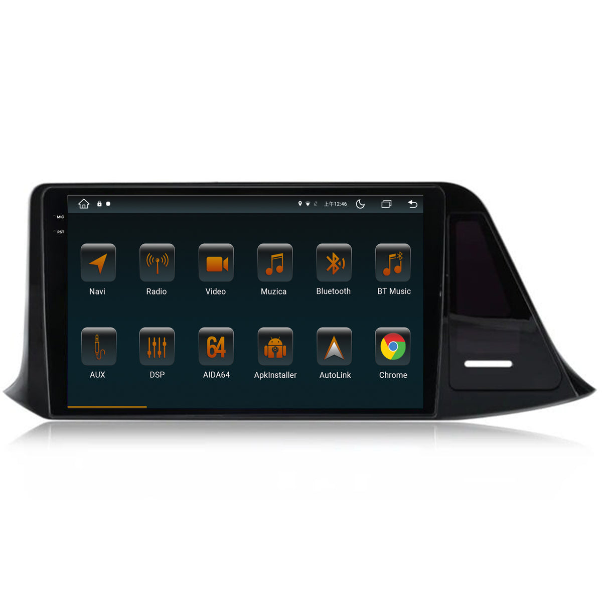 Navigatie Toyota C-HR (2016-2020), Android, V-Octacore / 4GB RAM + 64GB ROM, 9.5 Inch - AD-BGV9004+AD-BGRKIT074
