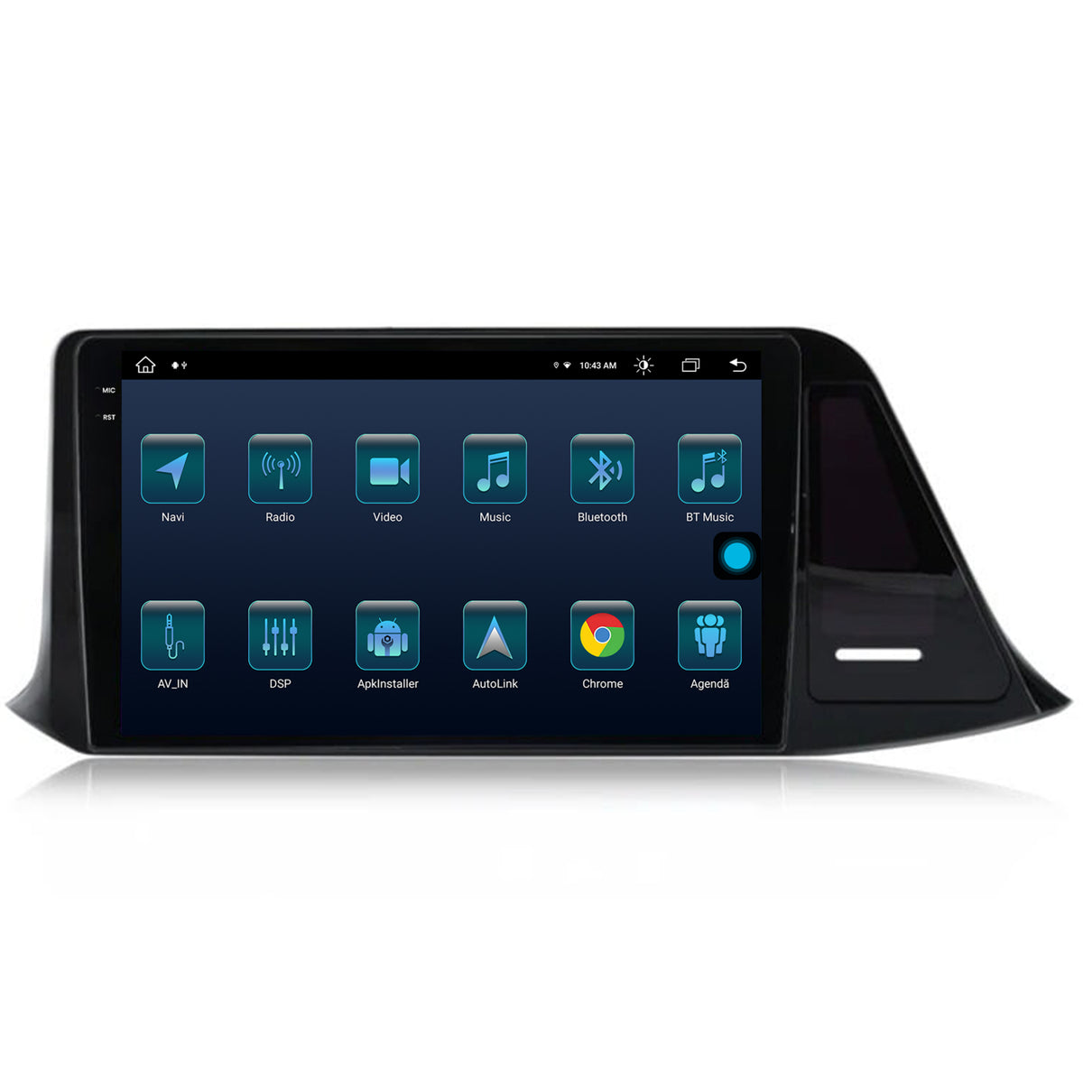 Navigatie Toyota C-HR (2016-2020), Android, X-Octacore / 8GB RAM + 256GB ROM, 9.5 Inch - AD-BGX9008+AD-BGRKIT074