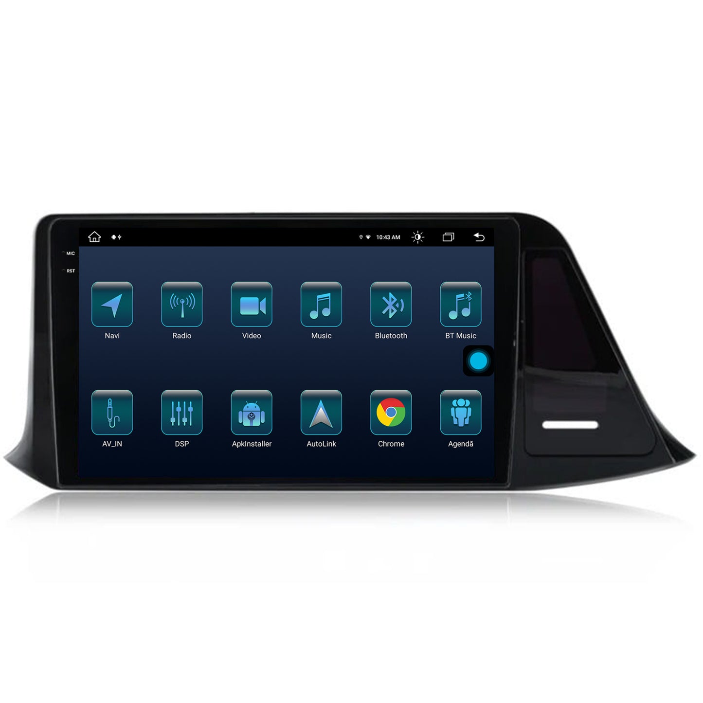 Navigatie Toyota C-HR (2016-2020), Android, X-Octacore / 8GB RAM + 256GB ROM, 9.5 Inch - AD-BGX9008+AD-BGRKIT074