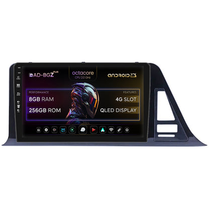 Navigatie Toyota C-HR (2016-2020), Android, Z-Octacore / 8GB RAM + 256GB ROM, 9 Inch - AD-BGZ9008+AD-BGA10002+AD-BGRKIT073