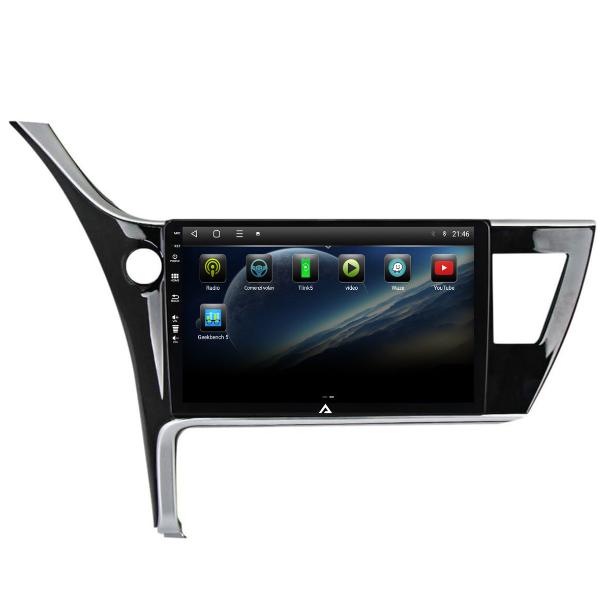 Navigatie Toyota Corolla / Auris (2017-2020), Android, E-Octacore / 2GB RAM + 32GB ROM, 10.1 Inch - AD-BGE10002+AD-BGRKIT079