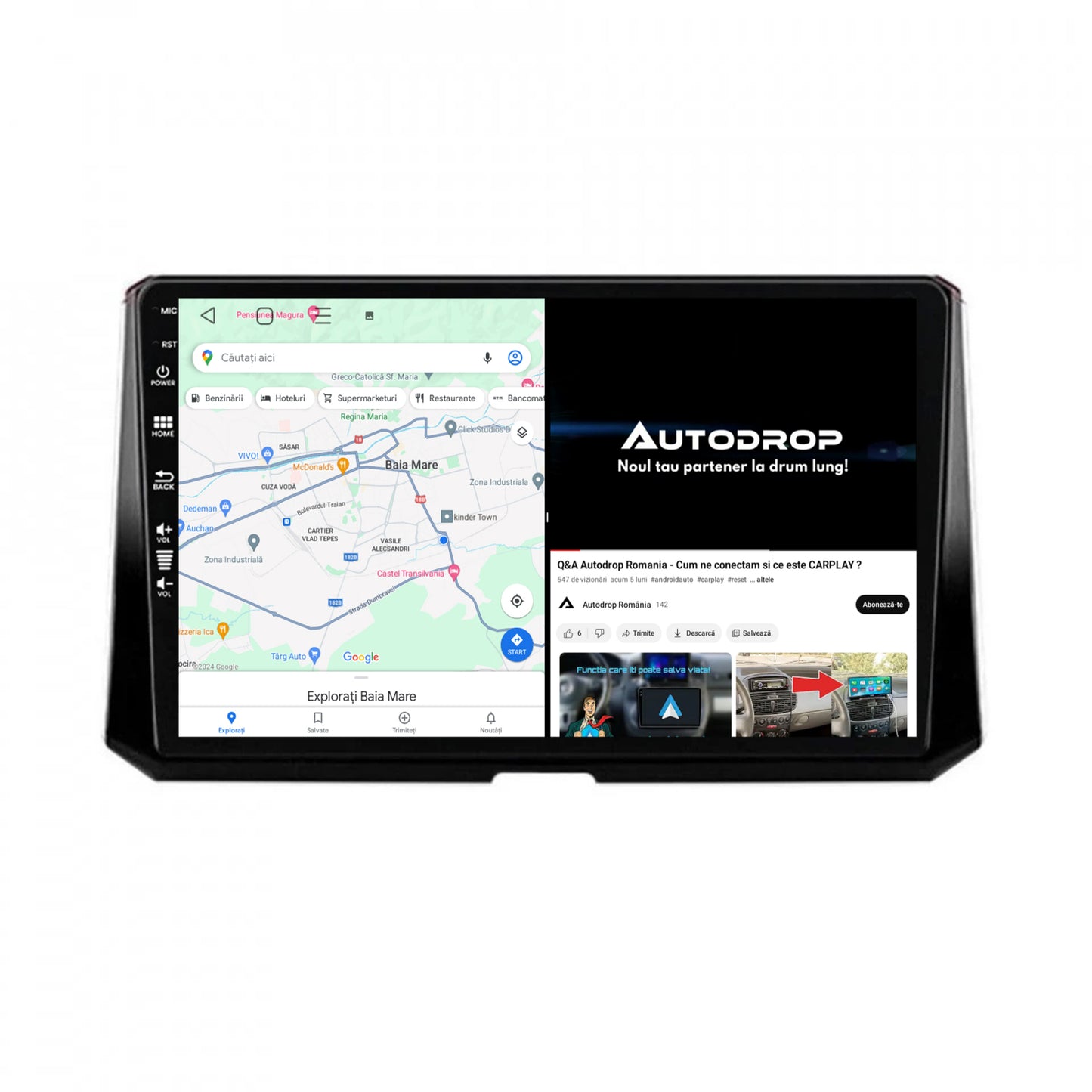 Navigatie Toyota Corolla (2019-2023), Android, E-Octacore / 2GB RAM + 32GB ROM, 10.1 Inch - AD-BGE10002+AD-BGRKIT059