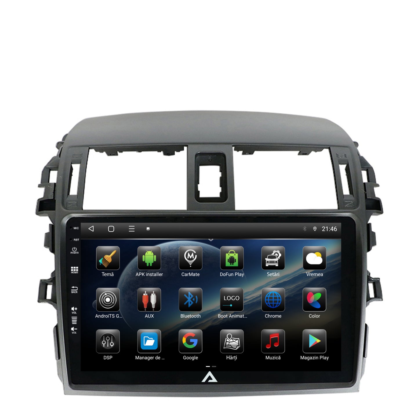 Navigatie Toyota Corolla (2007-2013), Android, P-Octacore / 2GB RAM + 32GB ROM, 9 Inch - AD-BGP9002+AD-BGRKIT067