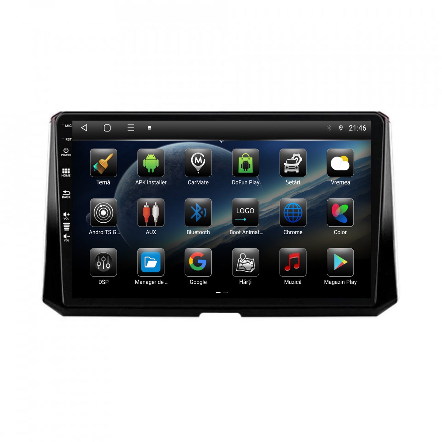 Navigatie Toyota Corolla (2019-2023), Android, P-Octacore / 2GB RAM + 32GB ROM, 10.1 Inch - AD-BGP10002+AD-BGRKIT059