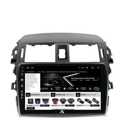 Navigatie Toyota Corolla (2007-2013), Android, Z-Octacore / 8GB RAM + 256GB ROM, 9 Inch - AD-BGZ9008+AD-BGRKIT067