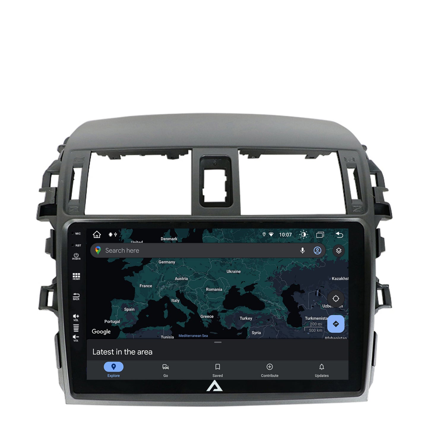 Navigatie Toyota Corolla (2007-2013), Android, Z-Octacore / 8GB RAM + 256GB ROM, 9 Inch - AD-BGZ9008+AD-BGRKIT067