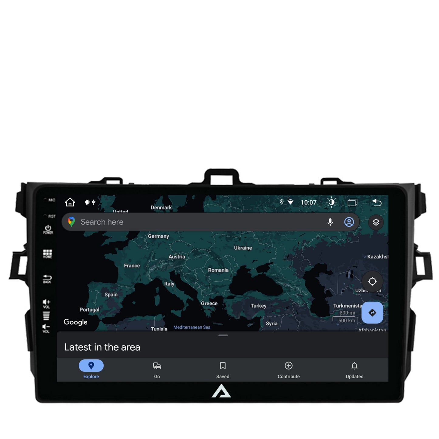 Navigatie Toyota Corolla (2007-2013), Android, Z-Octacore / 8GB RAM + 256GB ROM, 9 Inch - AD-BGZ9008+AD-BGRKIT091