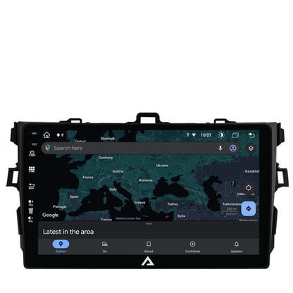 Navigatie Toyota Corolla (2007-2013), Android, Z-Octacore / 8GB RAM + 256GB ROM, 9 Inch - AD-BGZ9008+AD-BGRKIT091