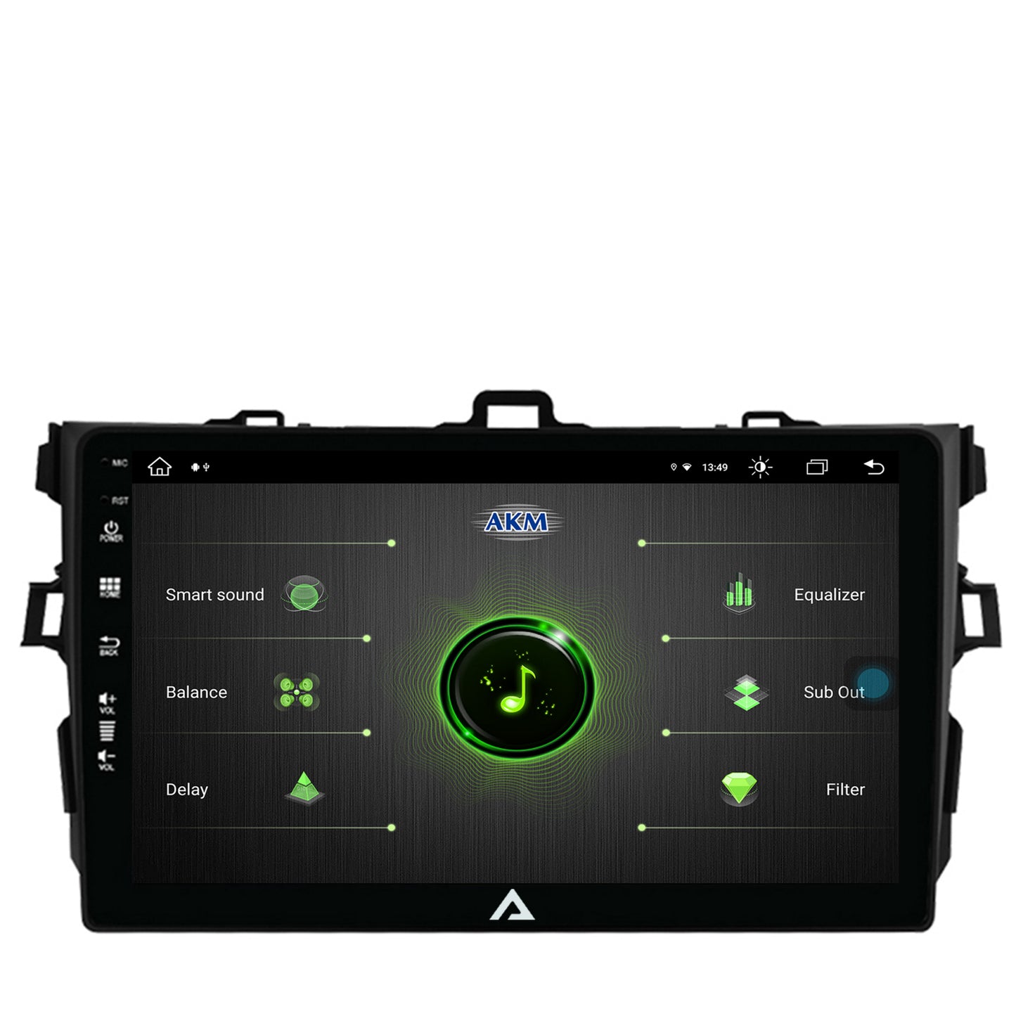Navigatie Toyota Corolla (2007-2013), Android, Z-Octacore / 8GB RAM + 256GB ROM, 9 Inch - AD-BGZ9008+AD-BGRKIT091