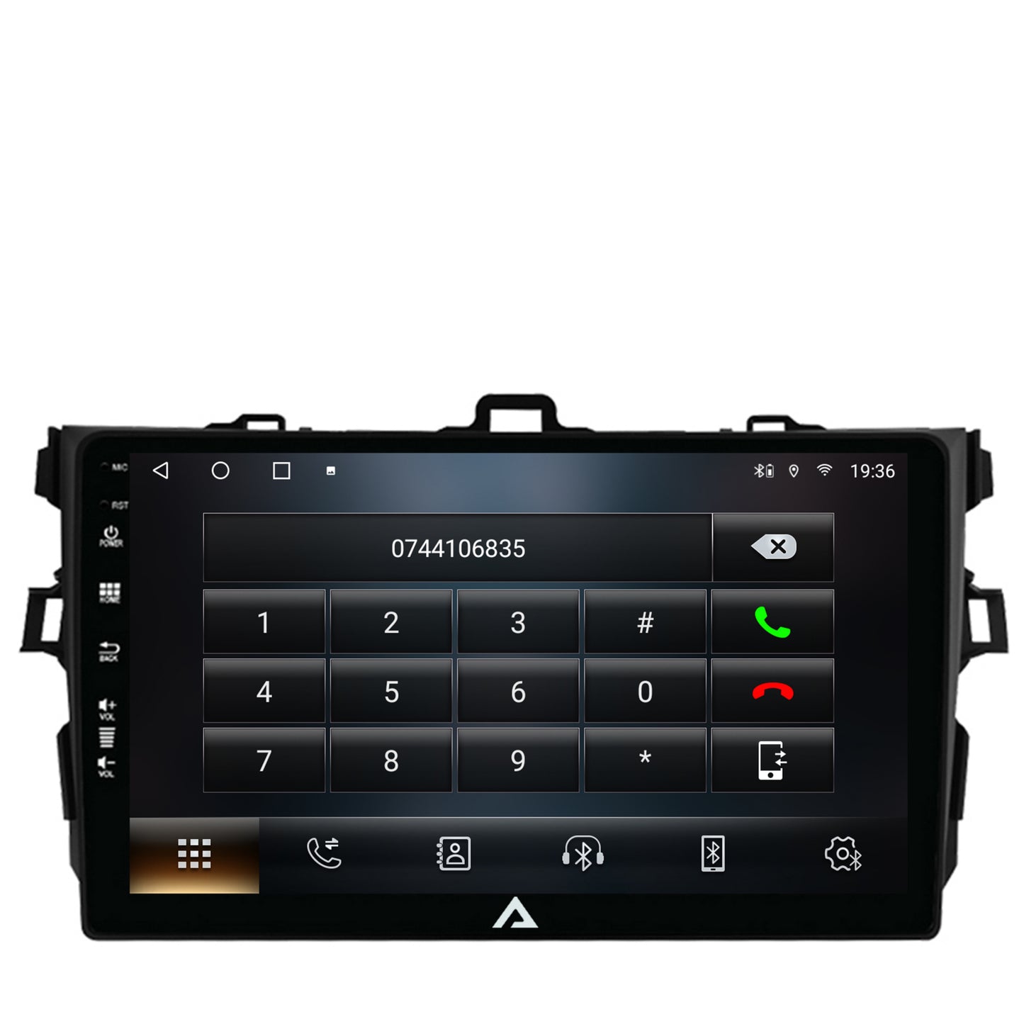 Navigatie Toyota Corolla (2007-2013), Android, A-Octacore / 4GB RAM + 64GB ROM, 9 Inch - AD-BGA9004+AD-BGRKIT091