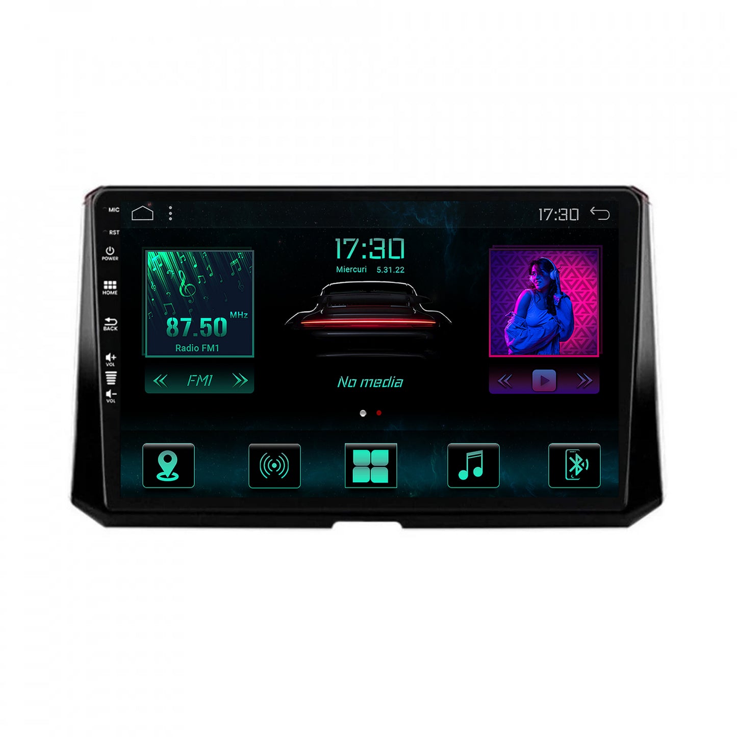 Navigatie Toyota Corolla (2019-2023), Android, A-Octacore / 4GB RAM + 64GB ROM, 10.1 Inch - AD-BGA10004+AD-BGRKIT059